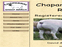 Tablet Screenshot of chapasheep.com